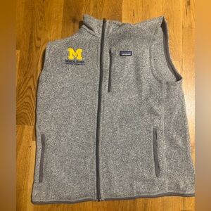 Patagonia Better Sweater Vest Michigan logo